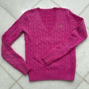 LAUREN RALPH LAUREN COTTON SWEATER, PXS